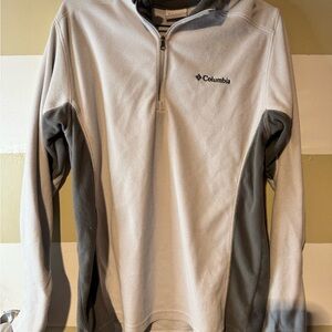 Columbia Two-Tone Gray Half-Zip Fleece Pullover